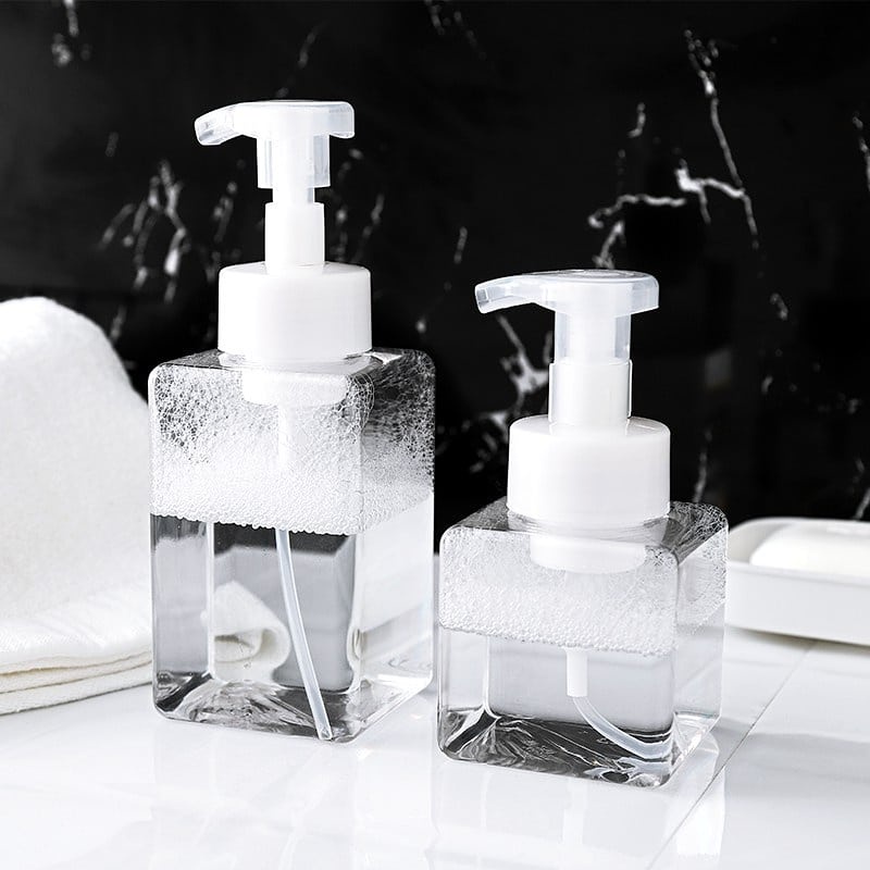 (SNAPCORNER) PET Refill Foam Pump Bottle Soap Dispenser Refillable Botol Sabun Cair Busa 250 ML