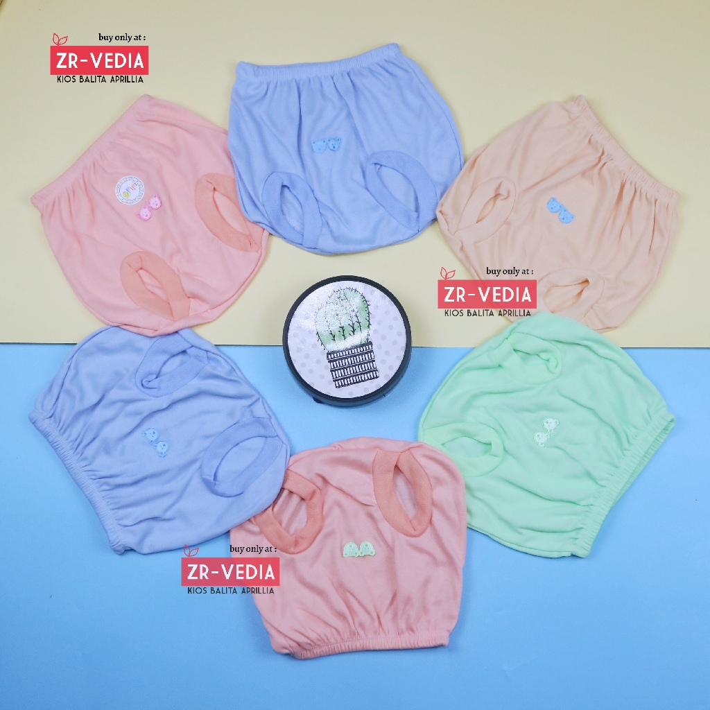 (ISI 6-12 PC) Celana Pop Bayi / SNI Pants Baby Laki Perempuan Bawahan Bayi New Born Perlengkapan Kado Kiosbalitaaprillia