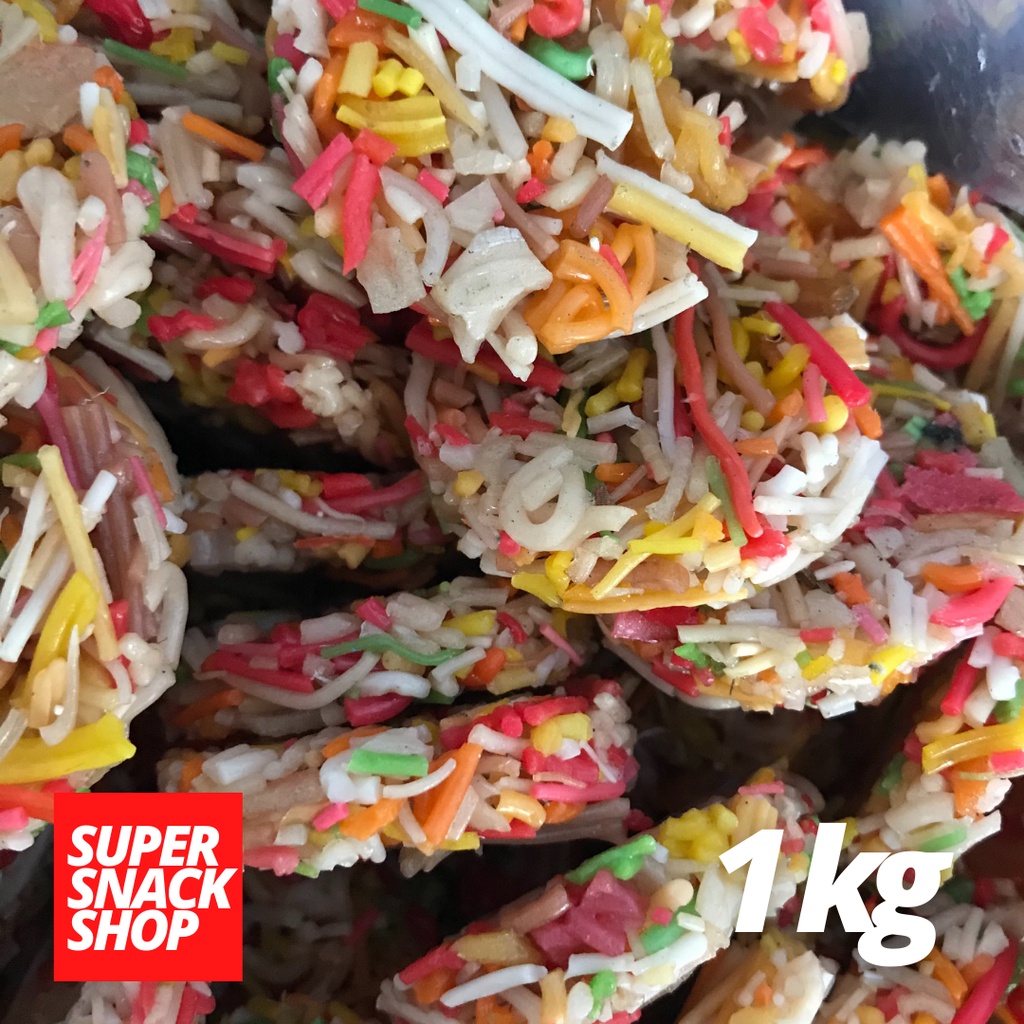 KERUPUK SEBLAK MENTAH / KRUPUK KERING / KERIPIK KERUPUK GERANDONG 1KG