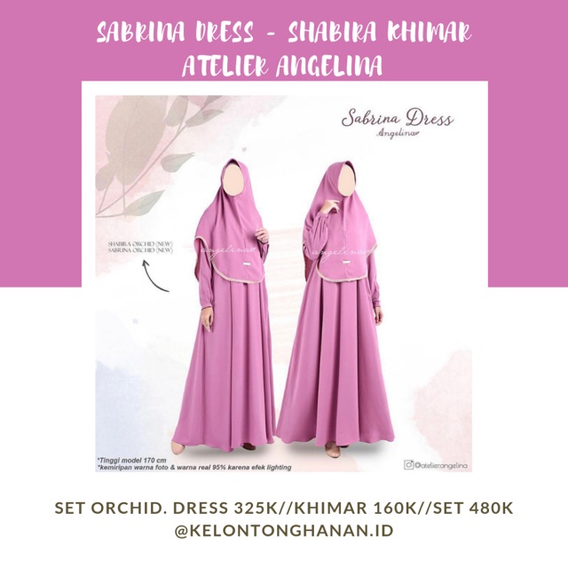 Sabrina Dress Shabira Khimar Atelier Angelina