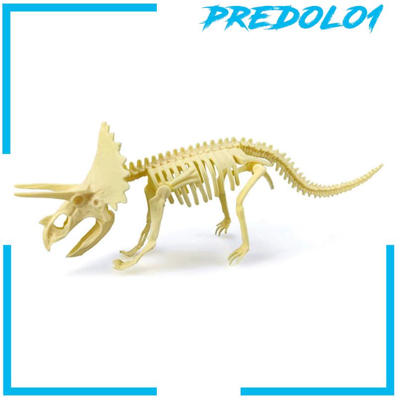 7Pcs Realistic Dinosaur Skeleton Toys Assorted Bones Figures Toys Gifts