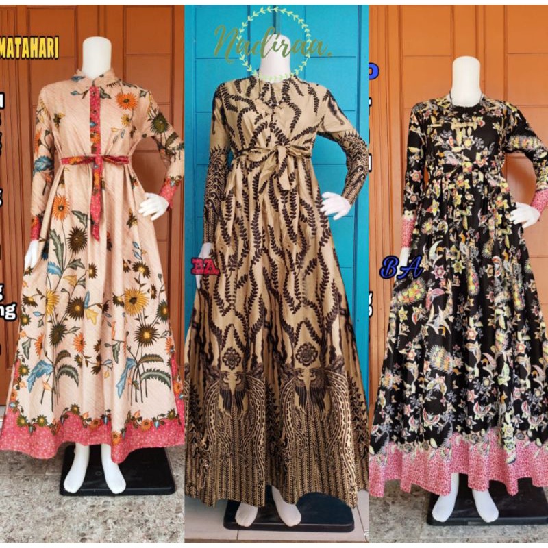 GAMIS BATIK JUMBO MODERN BUSUI