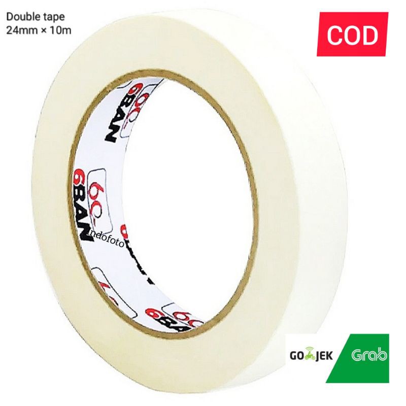 

Double tape 24mm×10M perrol-double tip murah