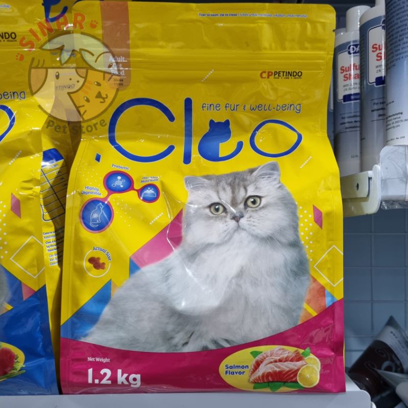 Cleo Adult Salmon 1.2KG Makanan Kucing Dewasa Cat Food