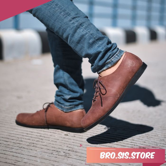 ARMAN BROWN Sepatu Kulit Sepatu Cowok Sepatu Pria Sepatu Kantor Sepatu Pantofel