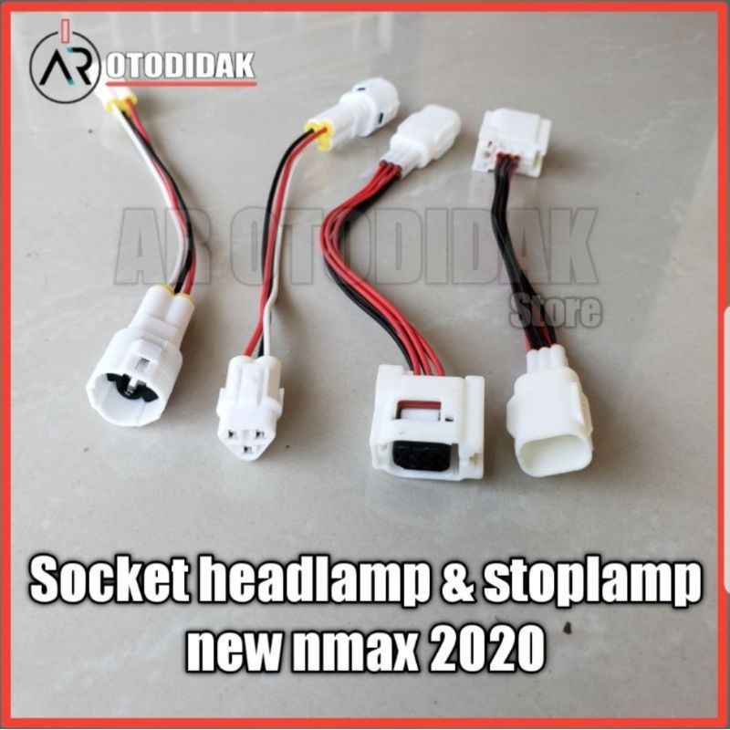 socket headlamp dan socket stoplamp NMAX XMAX OLD NEW