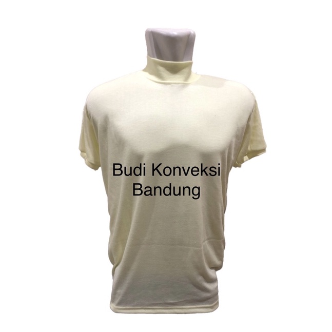 Kaos Polos Krem Kerah Tinggi Satpam Security Terbaru 2023 Baju Dalam Bayar Di Tempat