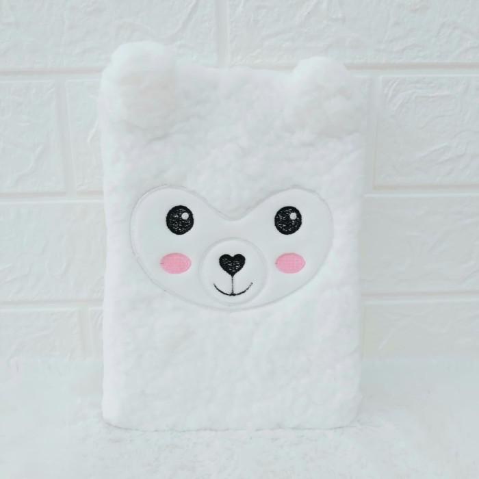 

Notebook / Notebook Buku Bulu Karakter Lucu Diary Anak Perempuan - Putih