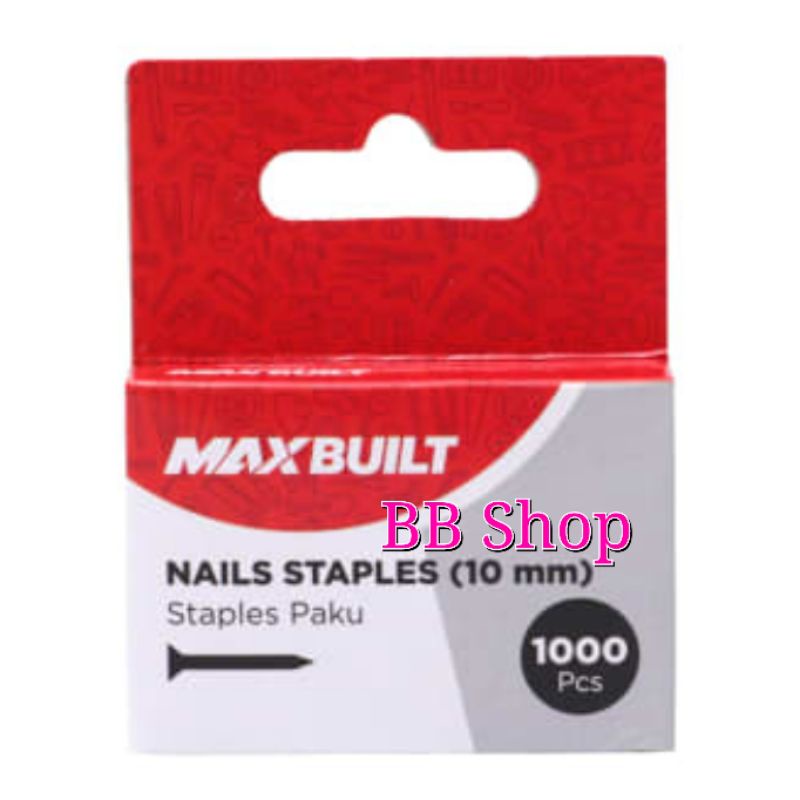 

MAXBUILT MAXB ISI ULANG STAPLES TIPE NAIL 10 MM 1000 PCS