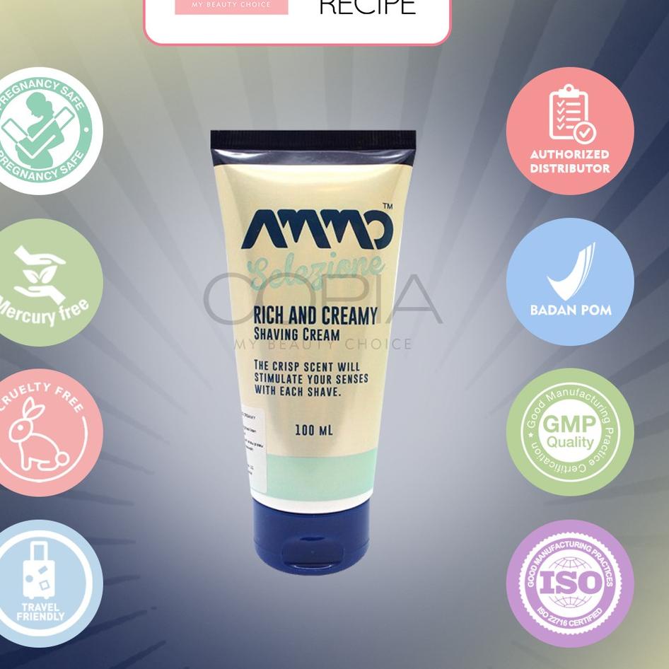 ♂ Beaute Recipe Ammo Selezione Rich And Creamy Shaving Cream 100 ml ♨
