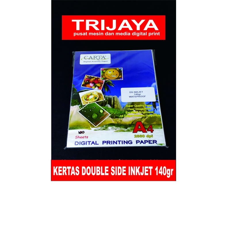 

Kertas Double Side Inkjet 140gr