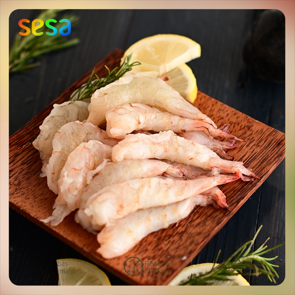 

UDANG Jerbung Kupas 30/40 200gr Frozen - Seafood Fresh Segar