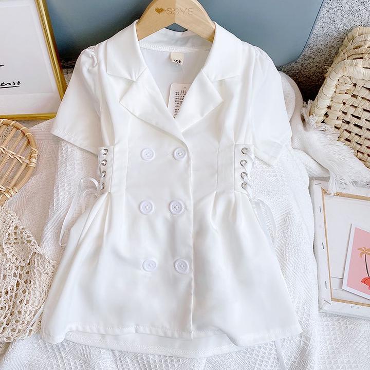 csw3W7i-- DR79-Dress Anak Perempuan Mini Blazer