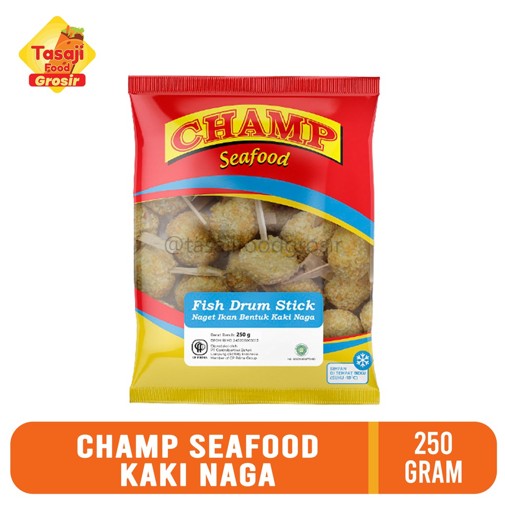 Champ Seafood Fish Drum Stick ( Kaki Naga ) 250 Gram