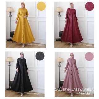 Gamis syari Jumbo Baju gamis kerja gamis hitam polos baju Gamis syari Jumbo Baju gamis kerja gamis hitam polos baju