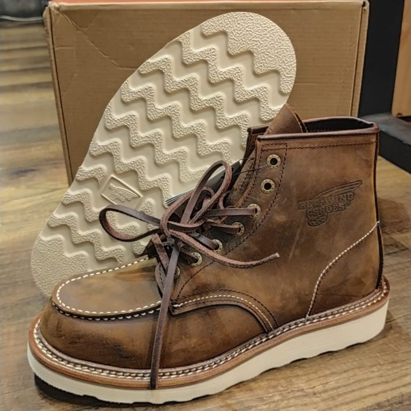 ( Best selling) Redwing 1907 Classic moctoe nubuck oiled Leather ultimate quality