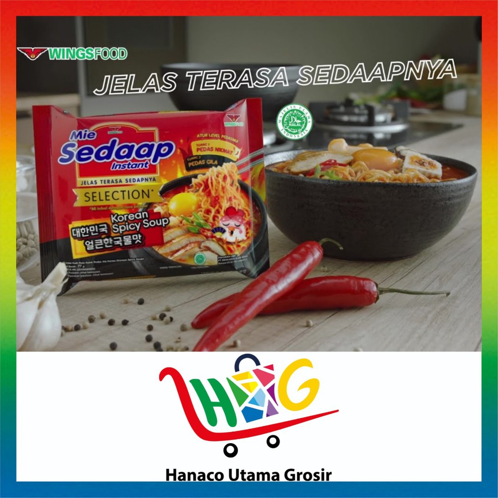 Mie Sedaap Korean Spicy Chicken Soup 77gr