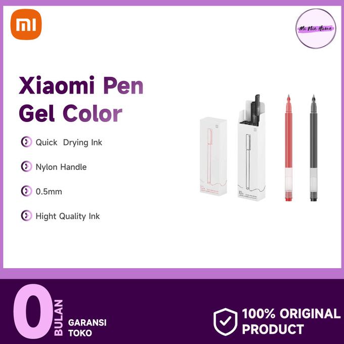 

TERBARU Pulpen Tulis Xiaomi Super Durable Gel Color Isi 10pcs Pena Gel - Hitam/PULPEN GEL/PULPEN LUCU/PULPEN 1 PACK/PENSIL WARNA/PENSIL 2B/PENGHAPUS JOYKO/PENGHAPUS LUCU/RAUTAN PENSIL PUTAR/RAUTAN ELEKTRIK/SPIDOL WARNA/SPIDOL PERMANEN/SPIDOL