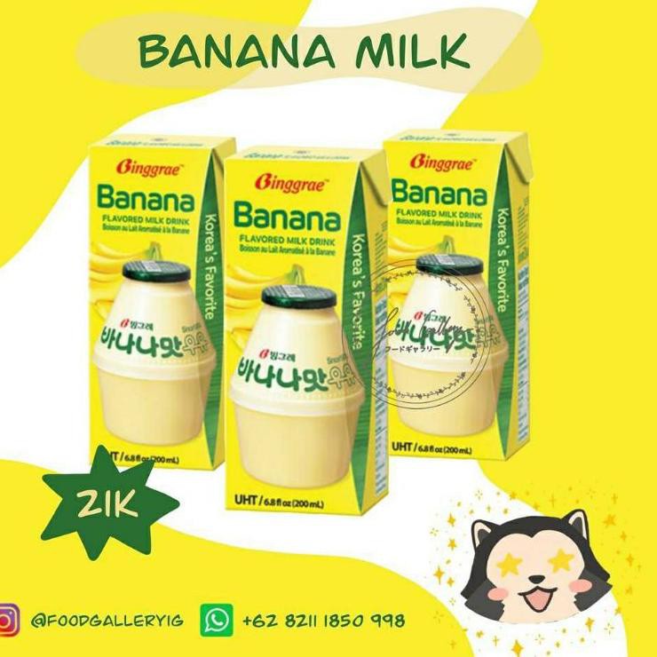 

Sale AYQ Banana milk Binggrae KOREA ACM