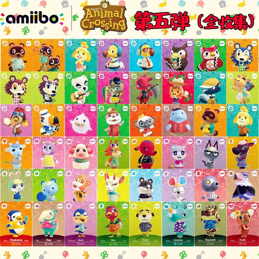 Preva Amiibo 1-24 Dari LIST NEW HORIZONS 401-448 425-448 Kartu Undangan Penduduk Desa Kecil