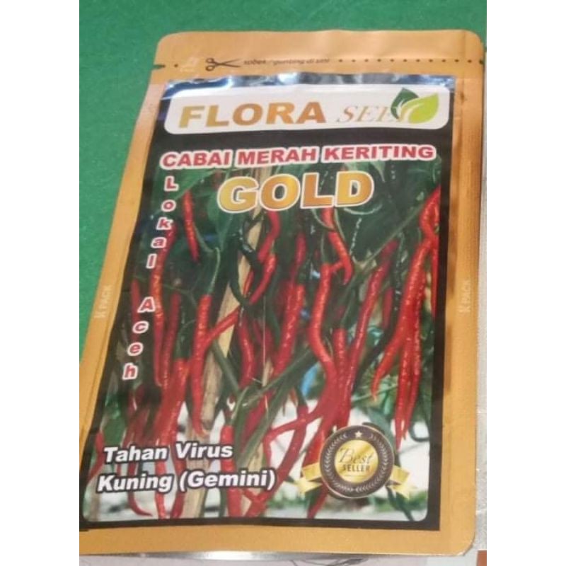 Benih Cabai Merah Keriting Gold lokal Aceh 10 g