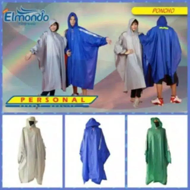 Jas Hujan Ponco Lengan Tangan ELMONDO PERSONAL EPC 710 Poncho Tangan Murah