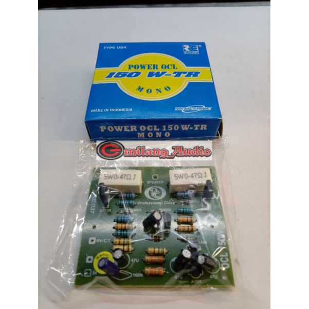 Kit power amplifier ocl mono 150watt tanpa TR