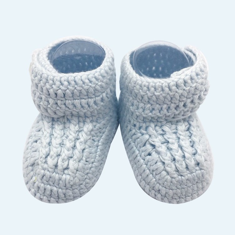 Bamboo And Bub Handmade Knit Shoes -  Sepatu Rajut Anak Bayi Knitted Newborn Socks Kaos Kaki Baby