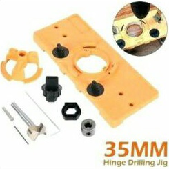 set jig guide + bor engsel sendok alat pemasangan