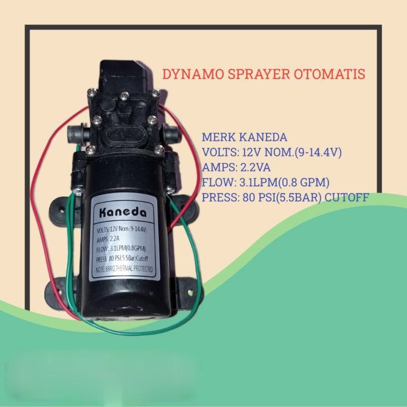 DINAMO DYNAMO SPRAYER KANEDA 80 PSI 3.1 LPM  TANGKI SEMPROTAN ELEKTRIK