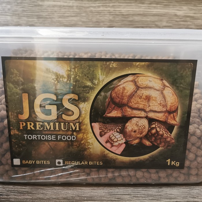 JGS Premium tortoise food 1 kg makanan kura darat pelet kura