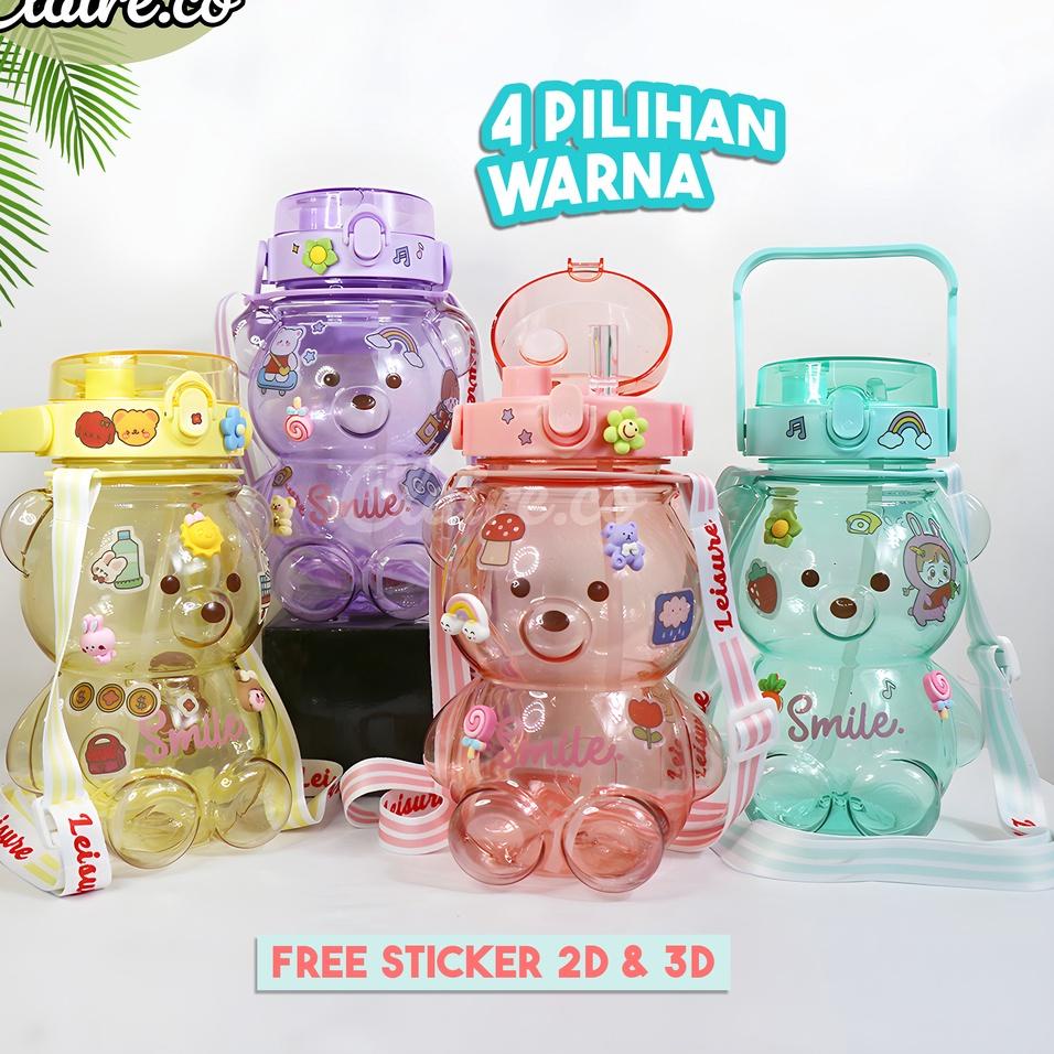 (PALING DIMINATI) BOTOL BONEKA POLOS 1,5L / BOTOL MINUM POLOS BONEKA / BOTOL VIRAL TERMURAH