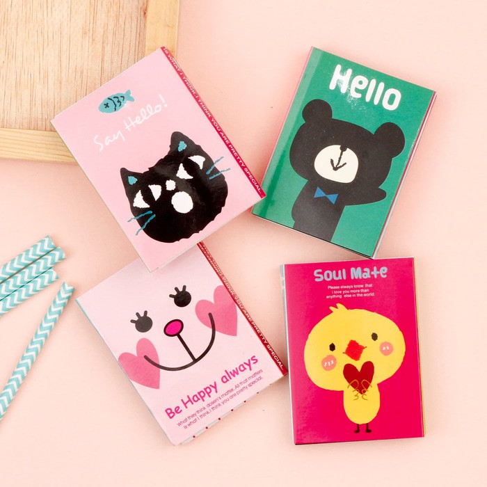 

PRODUK TERLARIS Korea POST IT BOOK- Memo It / Stick It/ Bookmark/ Pembatas Buku MEMO & STICKEY LUCU
