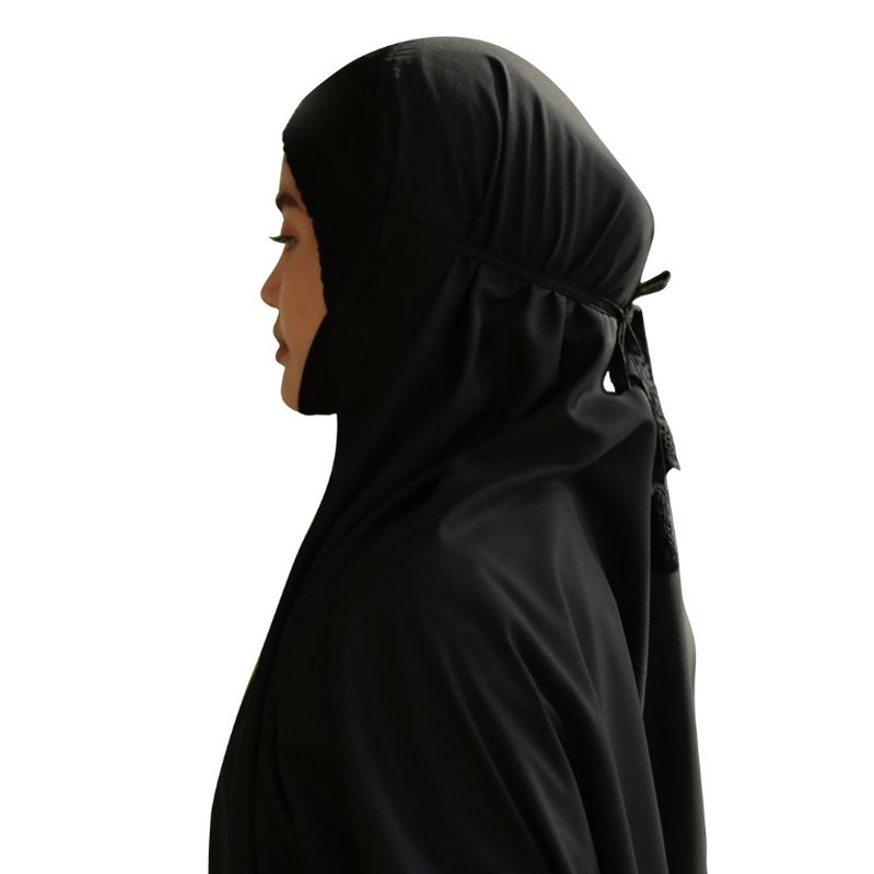 Mukena Siti Khadijah Signature Kekwa Black

