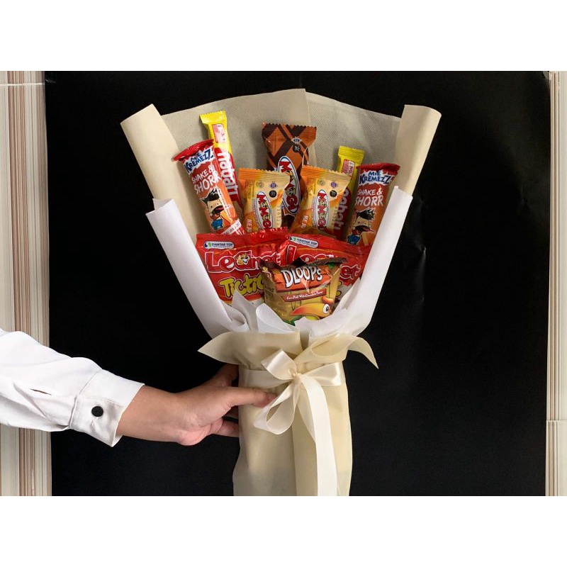 

buket bucket snack murah atau buket jajan ukuran besar murah