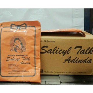 SALICYL TALK Adinda 50 GR Bedak Tabur Salicil Salisil Talek Untuk Biang Keringat Gatal