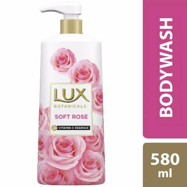 LUX BODY WASH PINK SOFT PUMP 580ML