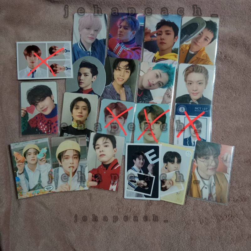 Pc jeno bene Smstore, prokey reload, pc jaehyun, renjun, asahi digipack, dobby, junghwan, yuta, taey