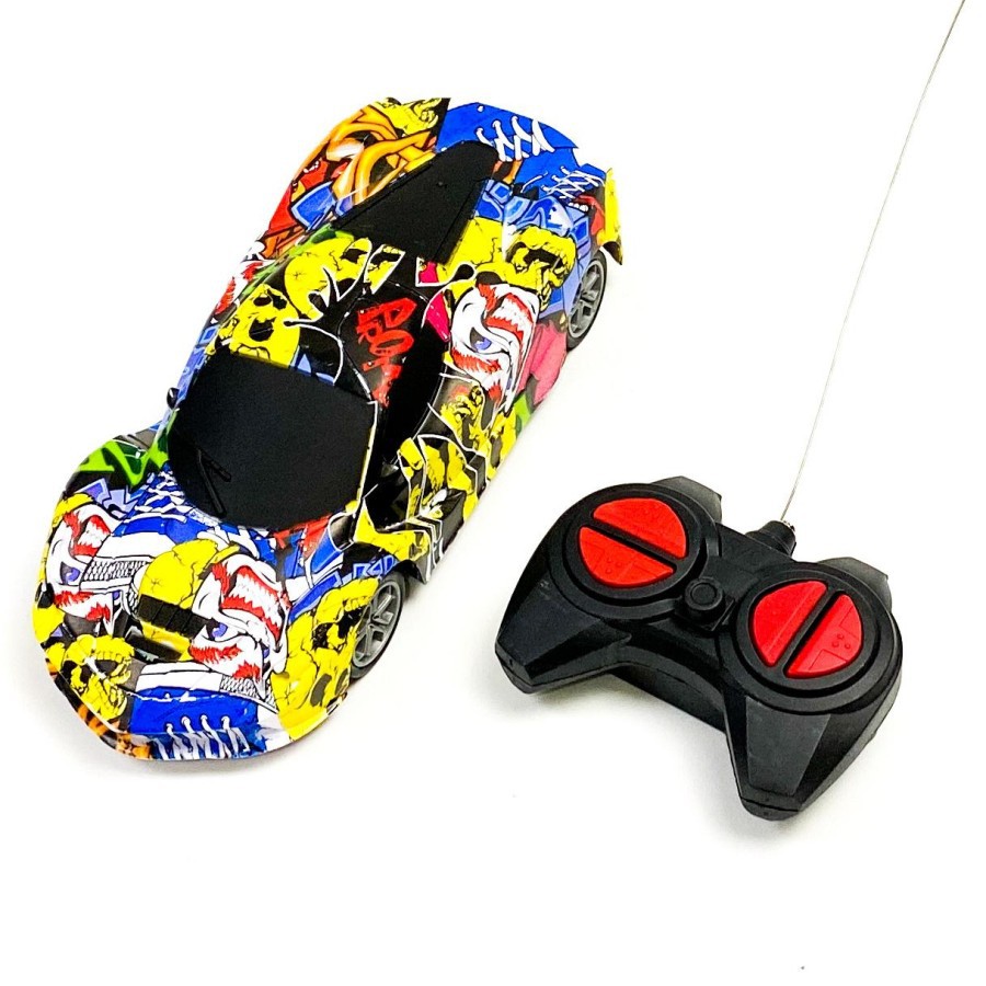 Mobil Remote Control Super Racing Sport Motif Grafiti - Mobil Mainan Anak Laki