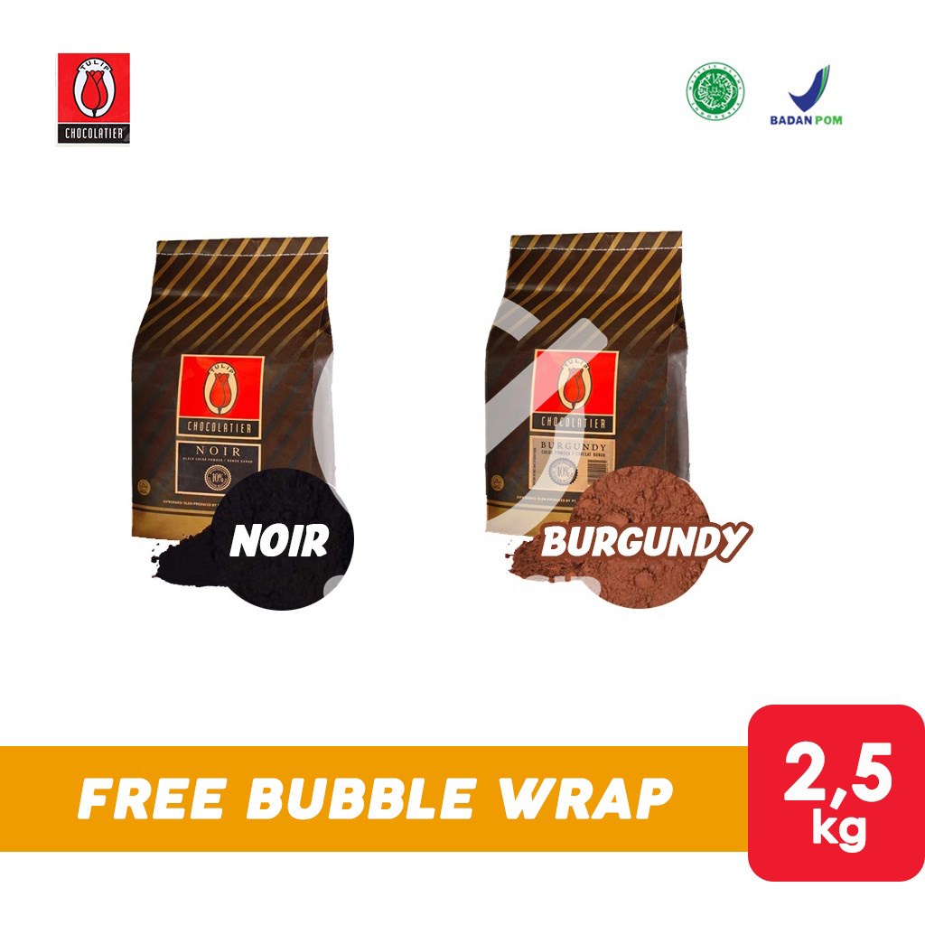 

Coklat Bubuk Tulip Burgundy / Noir Cocoa Powder (1 BAG 2,5kg)