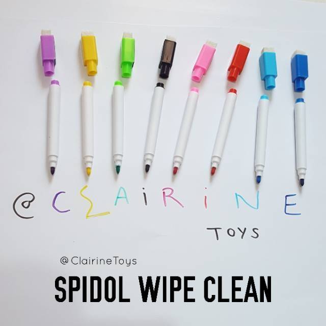 

PAKET SPIDOL WIPE CLEAN (TANPA MAGNET)