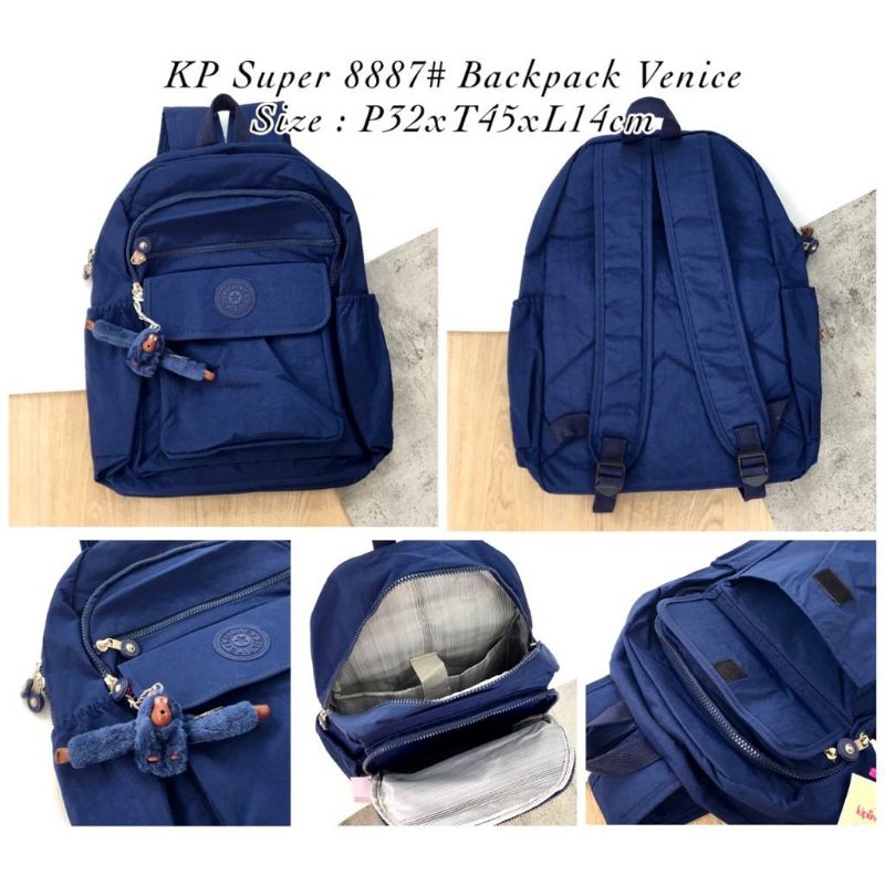 Backpack unisex kp super 8887 Venice tas ransel cowok tas laptoo ransel kerja