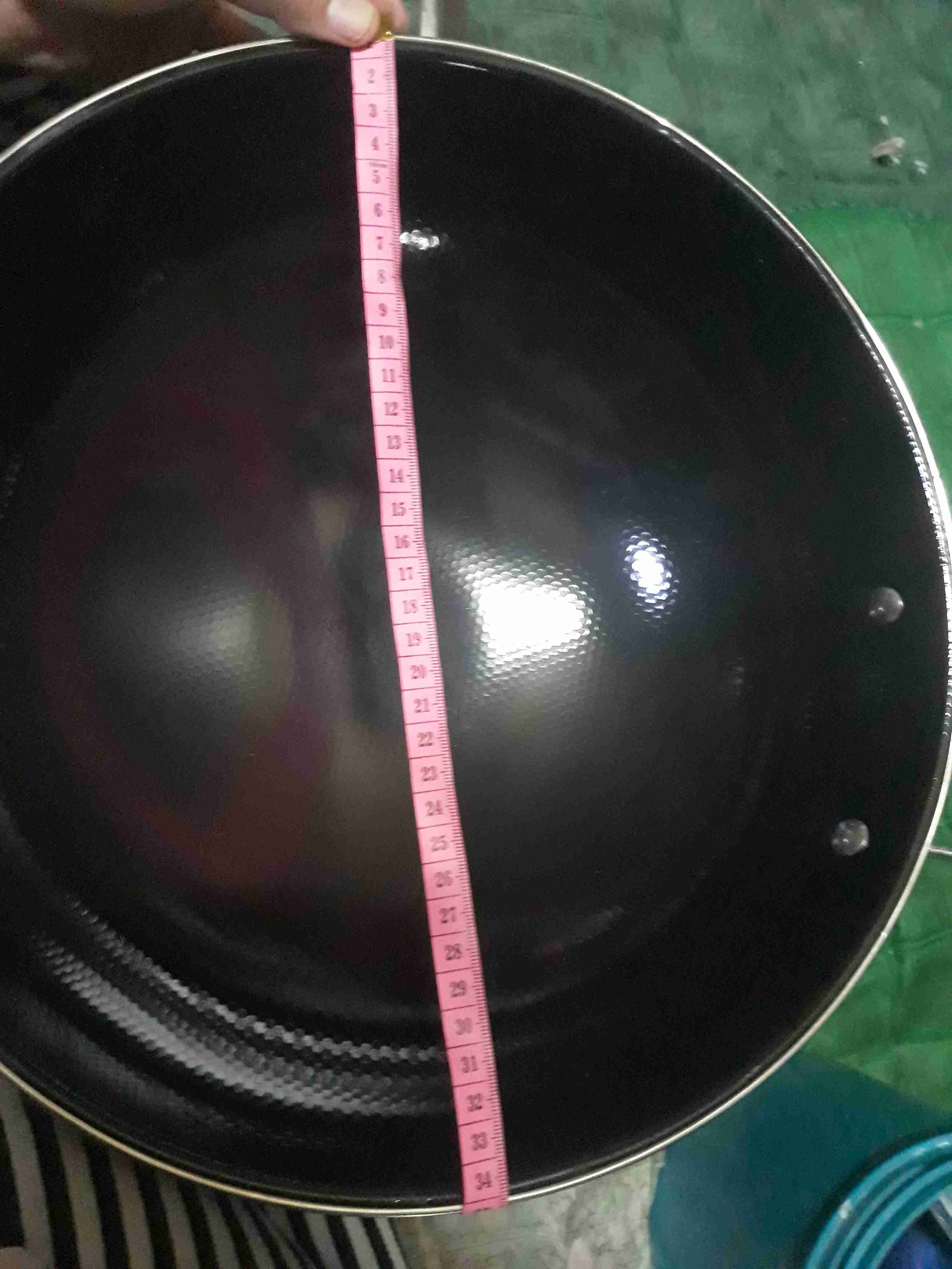 Wok Penggorengan Serbaguna Wajan Enamel Anti Lengket 34 Cm