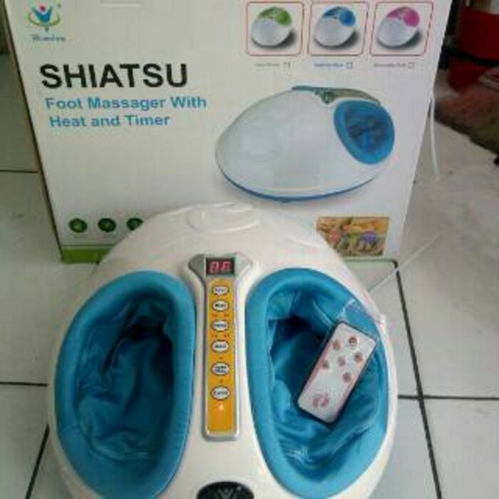 foot massager alat refleksi terapi pijat pemijat kaki badan tubuh bergetar stres shiatsu