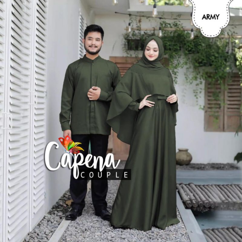 CP CAPENA COUPLE, PASANGAN, MOSCREPE, GAMIS, HIJAB, MUSLIM