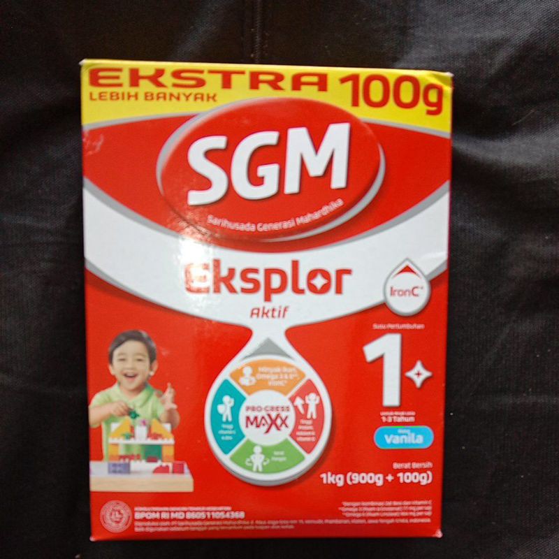 SGM 1 plus rasa Vanila 900+100gr
