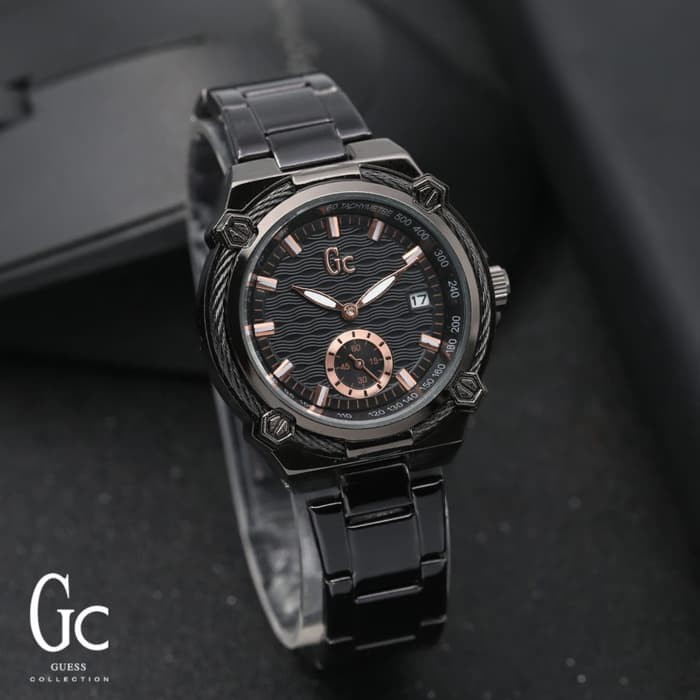 JAM TANGAN WANITA GC RANTAI TGL DETIK BAWAH