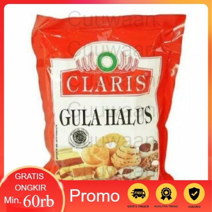 

Gula Halus Claris 250 gram