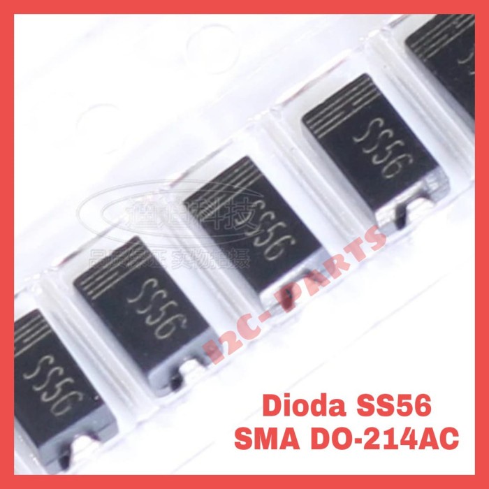 DIODA SS56 SMD 5A 60V SMA DO-214AC SCHOTTKY BARRIER RECTIFIER SR560