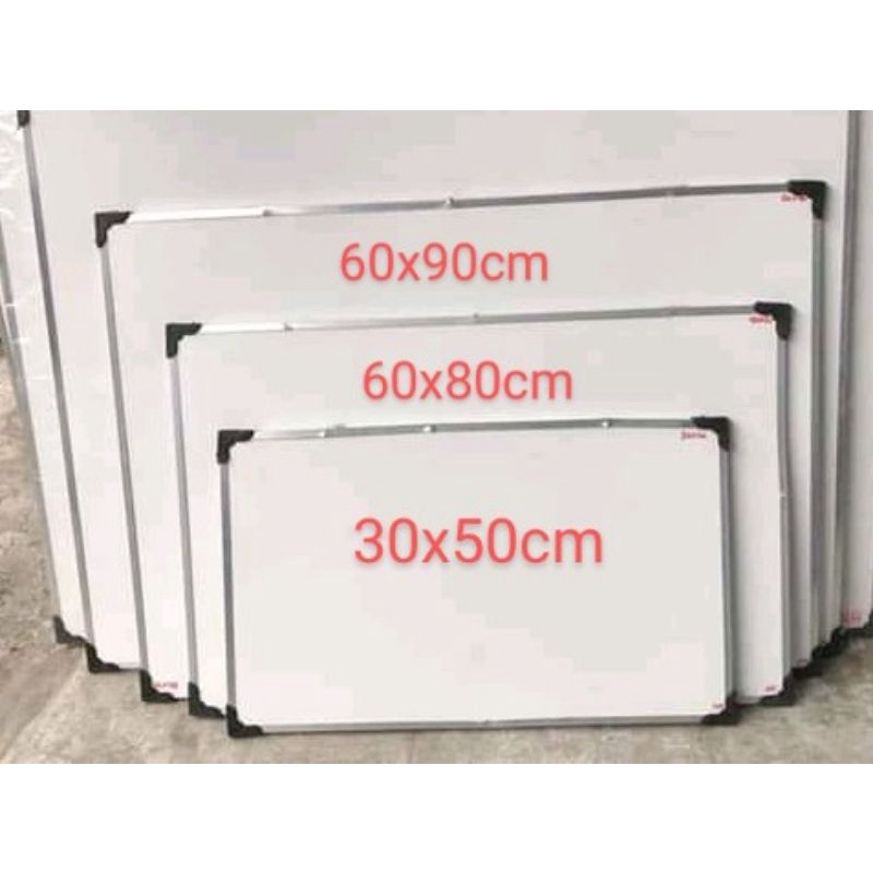 

white Board papan tulis gantung ukuran 30x50cm, 60x80cm, 60x90cm / khusus instan